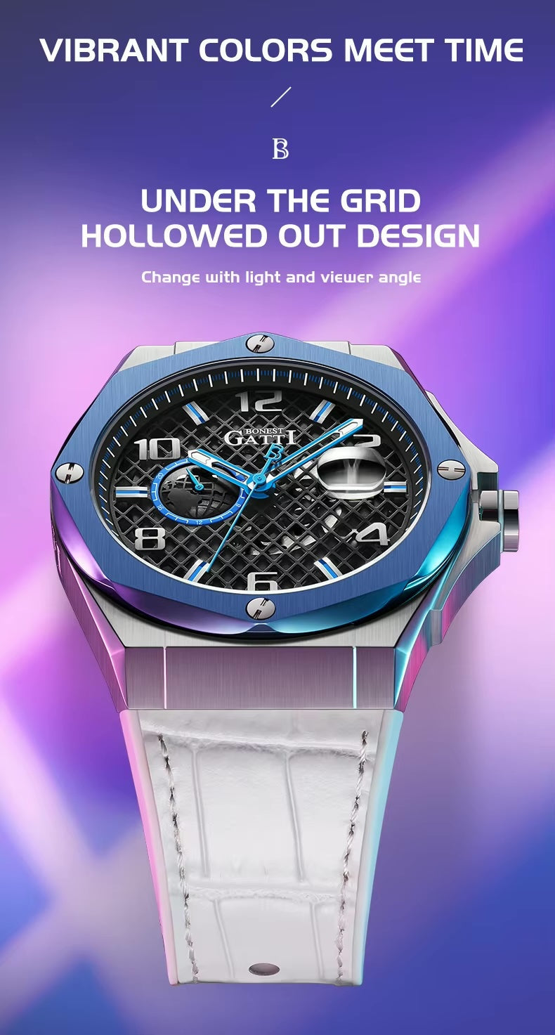 BONEST Gatti Obsidian - GATTI 10 - Automatic Watch