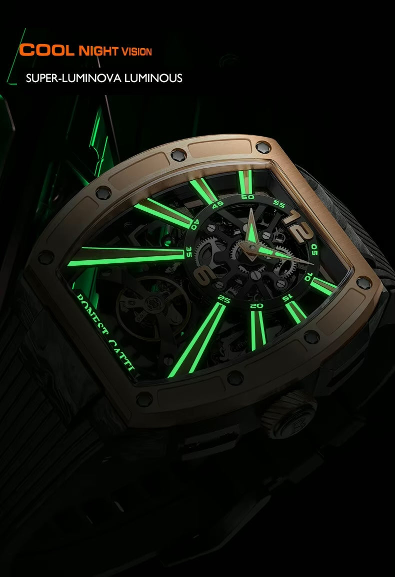 Gatti Vanguard Eclipse Carbon Fiber 023 Automatic Watch