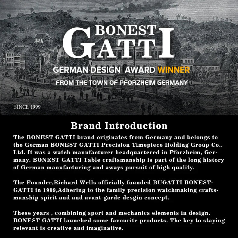BONEST Gatti Titan - GATTI 008 Automatic Watch